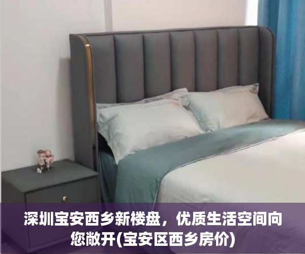 深圳宝安西乡新楼盘，优质生活空间向您敞开(宝安区西乡房价)