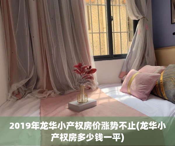 2019年龙华小产权房价涨势不止(龙华小产权房多少钱一平)