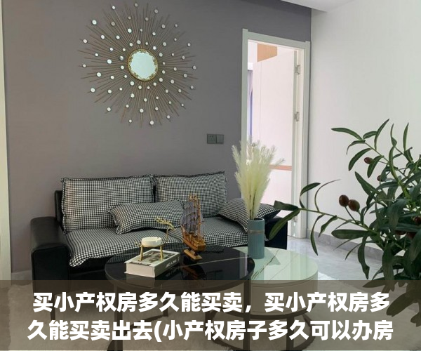 买小产权房多久能买卖，买小产权房多久能买卖出去(小产权房子多久可以办房产证)