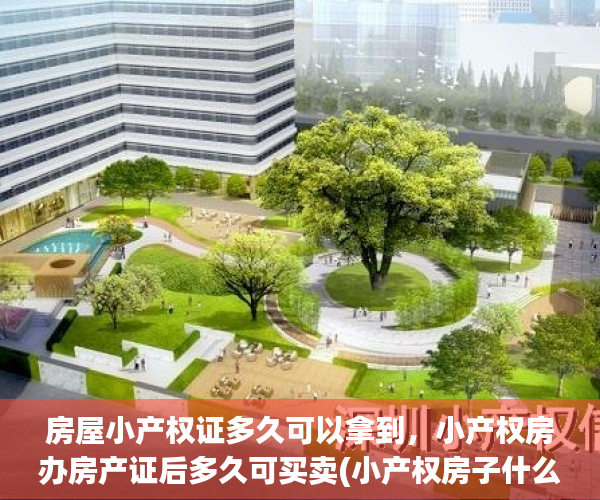 房屋小产权证多久可以拿到，小产权房办房产证后多久可买卖(小产权房子什么时候能够拿到房产证)