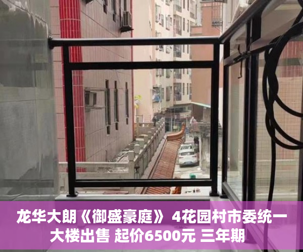 龙华大朗《御盛豪庭》 4花园村市委统一大楼出售 起价6500元 三年期  