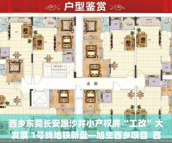西乡东莞长安跟沙井小产权房“工改”大发展 1号线地铁新盘—旭生西乡项目  西乡_深圳市
