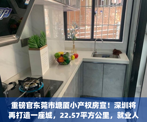 重磅官东莞市塘厦小产权房宣！深圳将再打造一座城，22.57平方公里，就业人口36.8万人  规划_会展