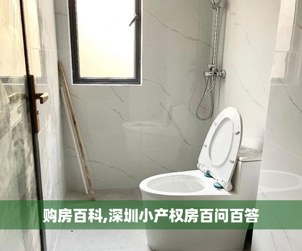 购房百科,深圳小产权房百问百答