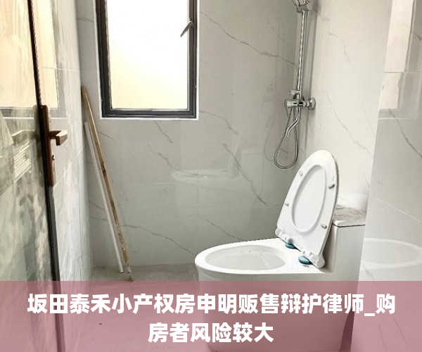 坂田泰禾小产权房申明贩售辩护律师_购房者风险较大