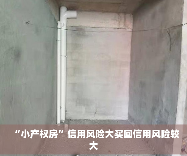 “小产权房”信用风险大买回信用风险较大