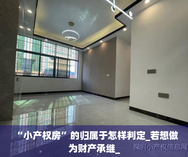 “小产权房”的归属于怎样判定_若想做为财产承继_