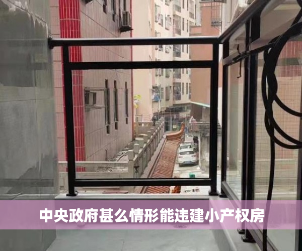 中央政府甚么情形能违建小产权房