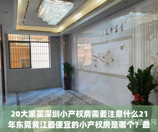 20大家买深圳小产权房需要注意什么21年东莞黄江最便宜的小产权房是哪个？最新为您解答  小产权房_微软