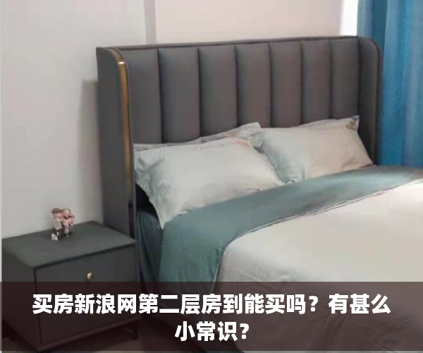 买房新浪网第二层房到能买吗？有甚么小常识？