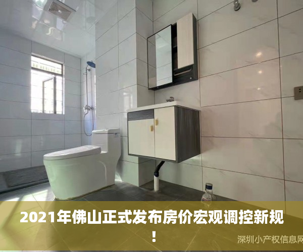 2021年佛山正式发布房价宏观调控新规！