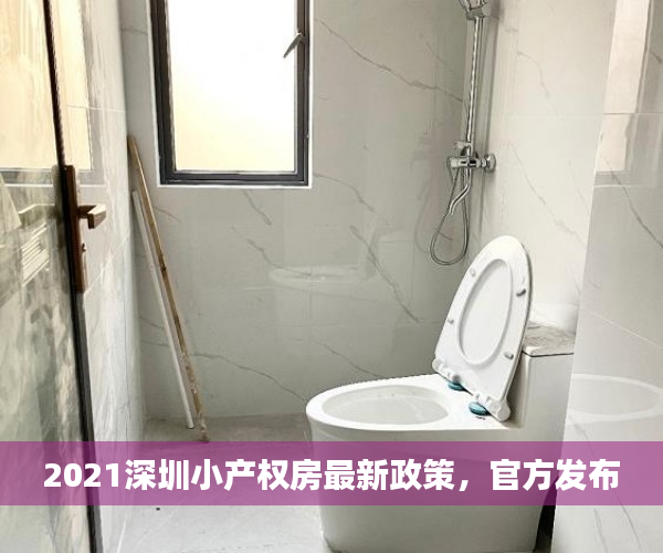 2021深圳小产权房最新政策，官方发布