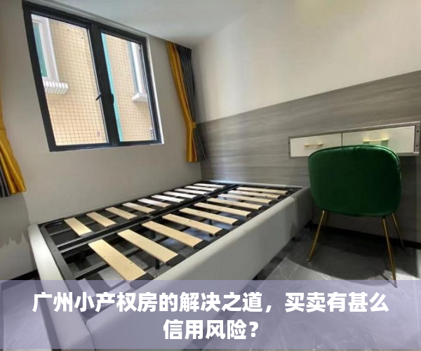 广州小产权房的解决之道，买卖有甚么信用风险？