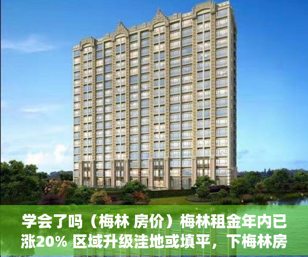 学会了吗（梅林 房价）梅林租金年内已涨20% 区域升级洼地或填平，下梅林房价，