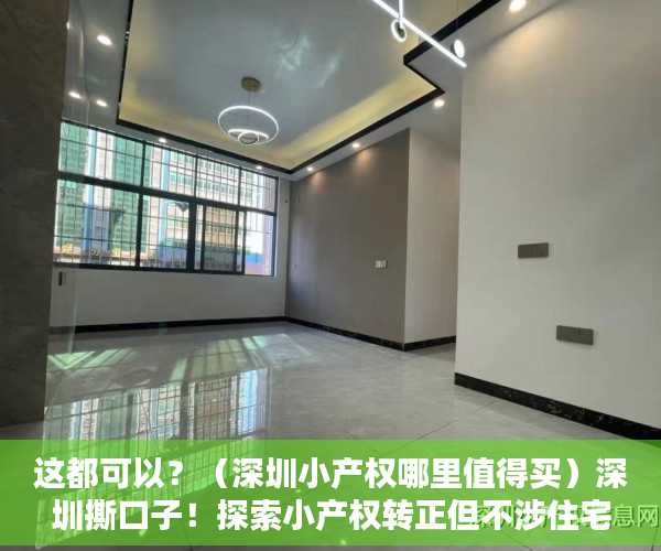 这都可以？（深圳小产权哪里值得买）深圳撕口子！探索小产权转正但不涉住宅 专家：都是人为设限，在深圳买了小产权房东后悔的，