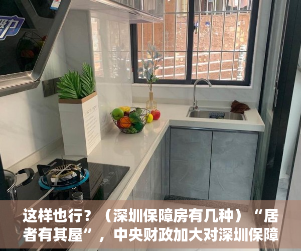 这样也行？（深圳保障房有几种）“居者有其屋”，中央财政加大对深圳保障房补助意味着什么？，《深圳市保障性住房条例》，