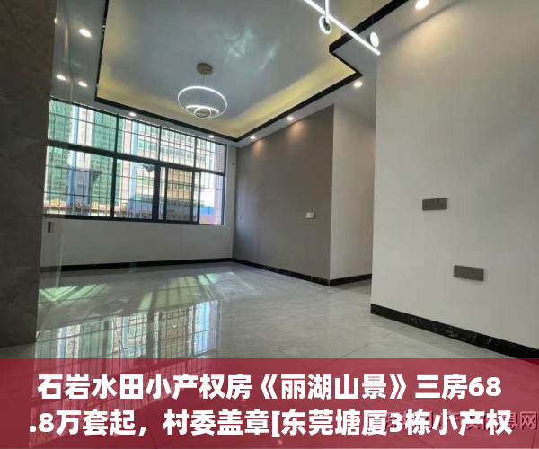 石岩水田小产权房《丽湖山景》三房68.8万套起，村委盖章[东莞塘厦3栋小产权房塘林雅苑标签:标题seo加词]