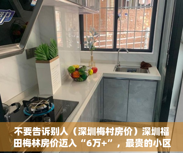不要告诉别人（深圳梅村房价）深圳福田梅林房价迈入“6万+”，最贵的小区均价超过9万平，深圳梅林的房价为什么不高，