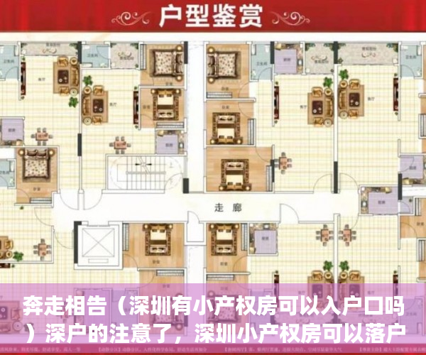 奔走相告（深圳有小产权房可以入户口吗）深户的注意了，深圳小产权房可以落户了！，深圳小产权房能入户深圳户口，
