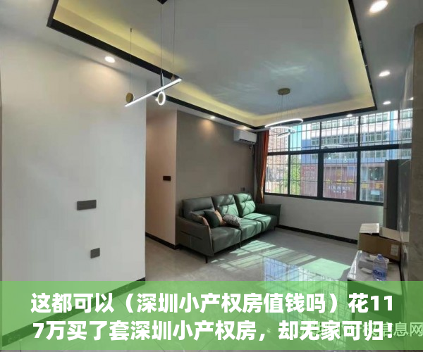 这都可以（深圳小产权房值钱吗）花117万买了套深圳小产权房，却无家可归！，深圳小产权房有投资价值吗，