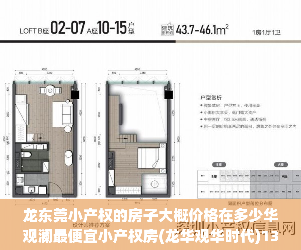 龙东莞小产权的房子大概价格在多少华观澜最便宜小产权房(龙华观华时代)13层高,一梯7户小产权房_小产权房网东莞