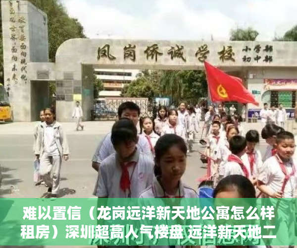 难以置信（龙岗远洋新天地公寓怎么样租房）深圳超高人气楼盘 远洋新天地二期 VS 金地龙城中央自在寓，龙岗远洋新天地公寓价格，