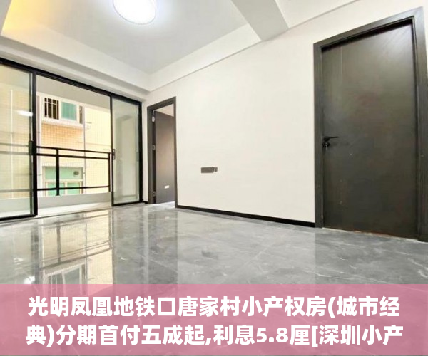 光明凤凰地铁口唐家村小产权房(城市经典)分期首付五成起,利息5.8厘[深圳小产权房高层的实用率标签:标题seo加词]