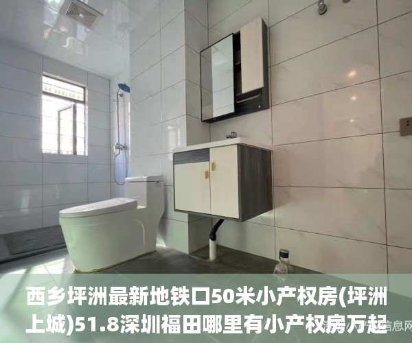西乡坪洲最新地铁口50米小产权房(坪洲上城)51.8深圳福田哪里有小产权房万起,零距离双地铁口小产权房_西乡