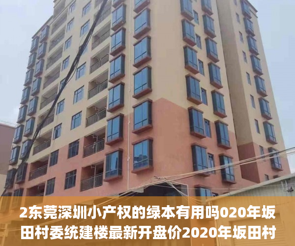 2东莞深圳小产权的绿本有用吗020年坂田村委统建楼最新开盘价2020年坂田村委统建楼在售  小产权房_微软