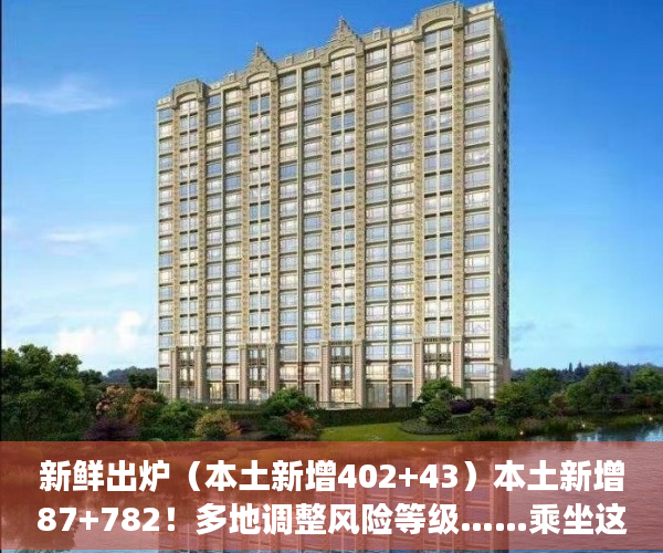 新鲜出炉（本土新增402+43）本土新增87+782！多地调整风险等级……乘坐这趟高铁的人员，立即报备，本土新增确诊48例分布8省份1....，