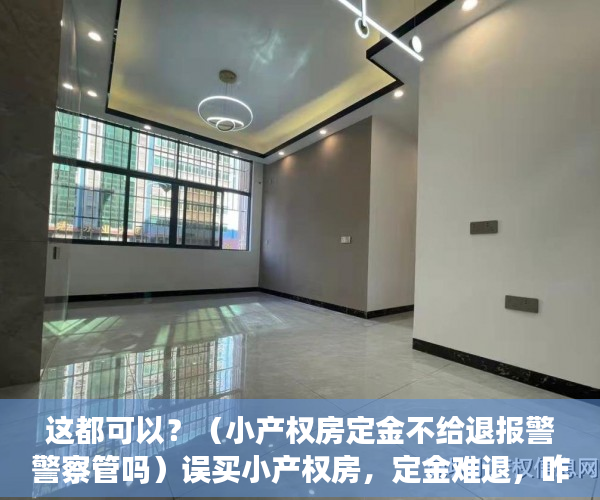 这都可以？（小产权房定金不给退报警警察管吗）误买小产权房，定金难退，咋办，小产权房交了定金不想要了能退吗，
